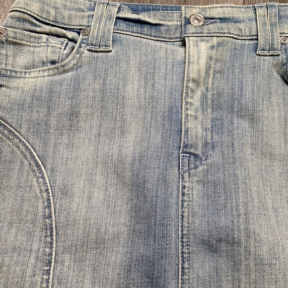 7 for all mankind Denim Skirt Size 28 - Picture 13 of 16
